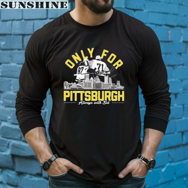 Only For Pittsburgh Penguins Always With Sid Skyline Shirt 5 long sleeve