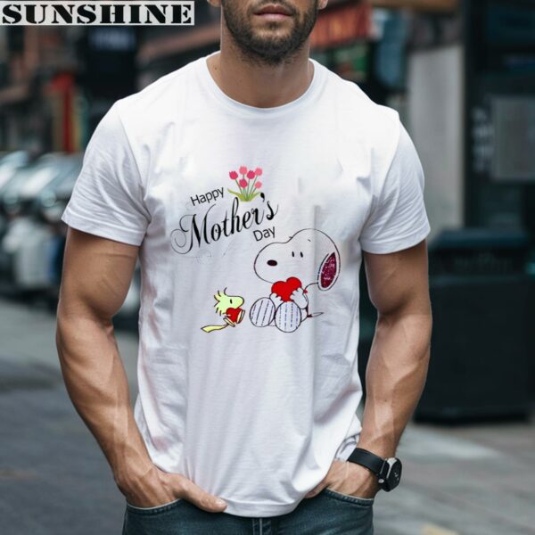 Our Cute Lovely Snoopy Mom Shirt Happy Mothers Day 2 men shirt