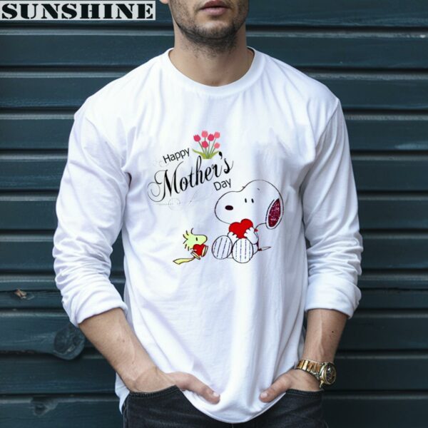 Our Cute Lovely Snoopy Mom Shirt Happy Mothers Day 5 long sleeve shirt