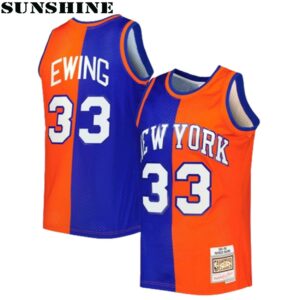 Patrick Ewing New York Knicks Swingman Jersey Blue Orange 1 Jersey