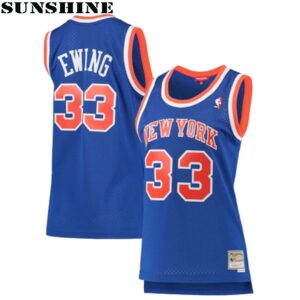 Patrick Ewing New York Knicks Swingman Womens Jersey Blue 1 Jersey