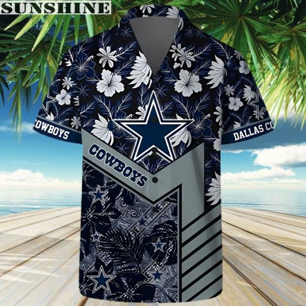 Pattern Hibiscus Flower Dallas Cowboys Hawaiian Shirt 3 Aloha shirt