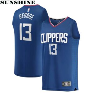Paul George LA Clippers Fanatics Branded Fast Break Player Jersey Icon Edition Royal