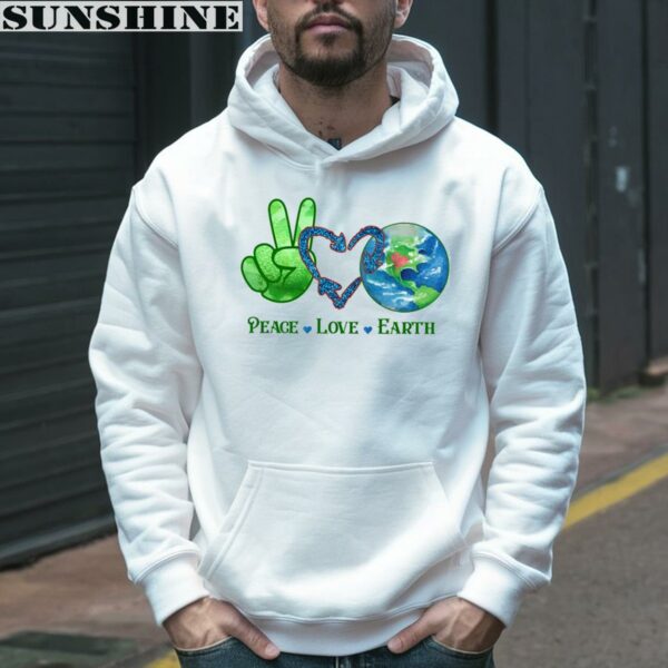 Peace Love Earth Environment Day Recycle Earth Day Shirt 3 hoodie