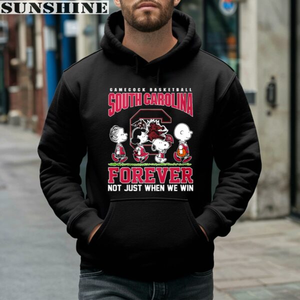 Peanuts Character Forever Not Just When We Win South Carolina Gamecocks Shirt 4 hoodie