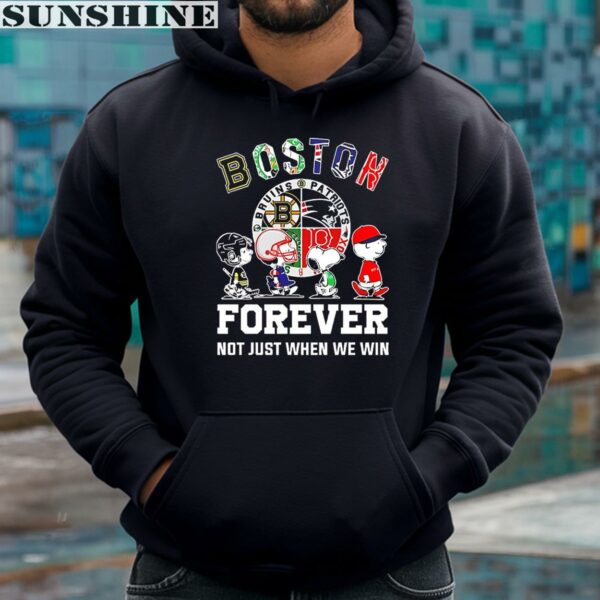 Peanuts Fan Boston City All Sports Forever Not Just When We Win 2024 Shirt 4 hoodie