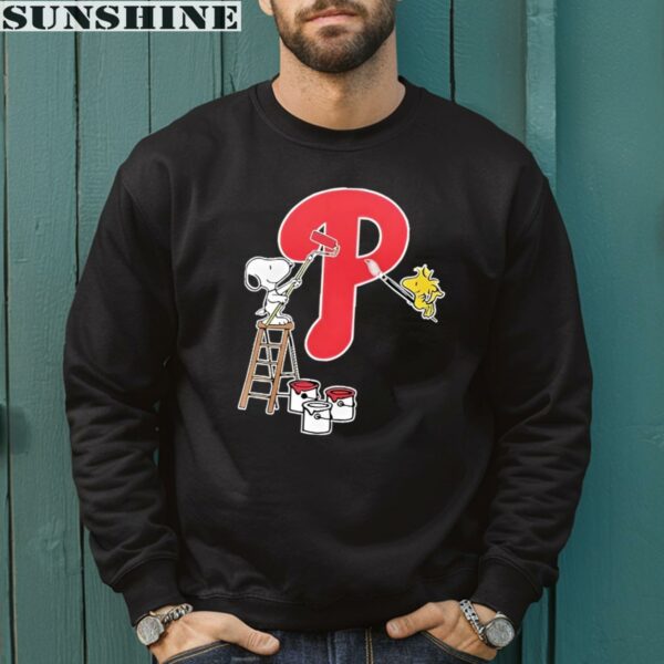 Philadelphia Phillies Snoopy And Woodstock Painting Logo Shirt 3 sweatshirt