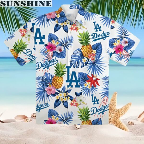 Pineapple Los Angeles Dodgers Hawaiian Shirt 2 hawaiian shirt