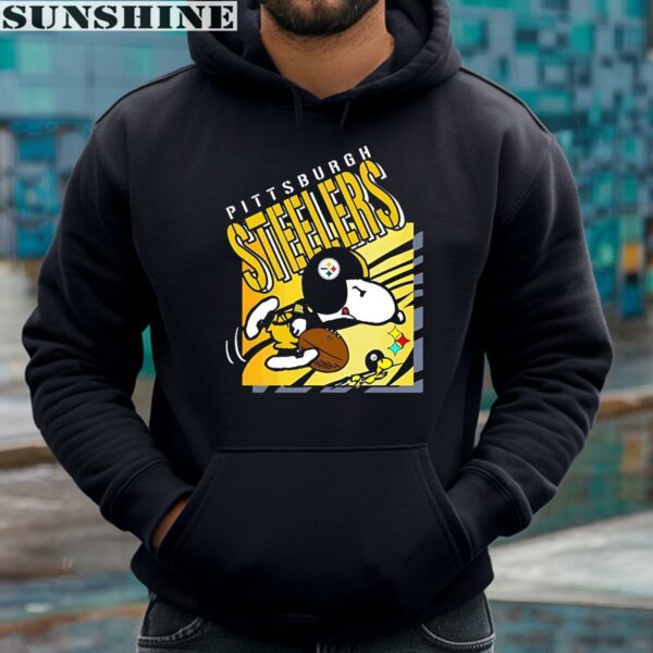 Pittsburgh Steelers Football Woodstock And Snoopy Shirt 4 hoodie