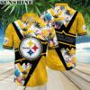Pittsburgh Steelers Hawaiian Shirt Flower Island Inspired 3 Aloha shirt