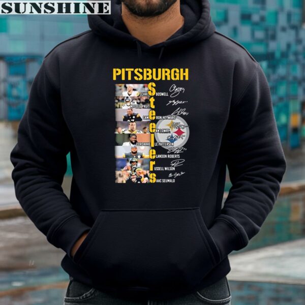Pittsburgh Steelers Team Players Signatures Shirt 4 hoodie