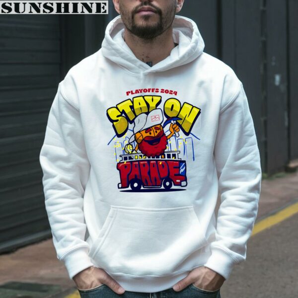 Playoffs 2024 Stay On Parade Denver Nuggets Shirt 3 hoodie