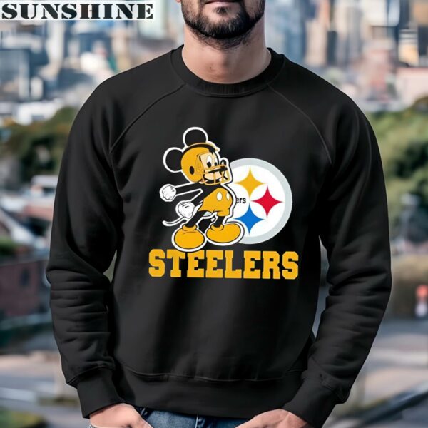 Pretty Mickey Mouse Pittsburgh Steelers Football Shirt 3 sweatshirt