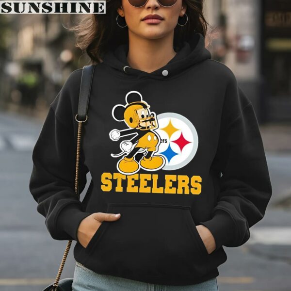 Pretty Mickey Mouse Pittsburgh Steelers Football Shirt 4 hoodie
