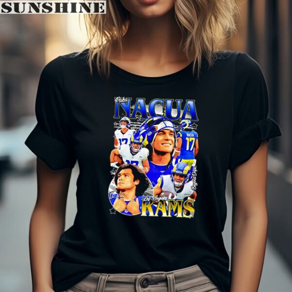 Puka Nacua Los Angeles Rams Signature Graphic Shirt 2 women shirt