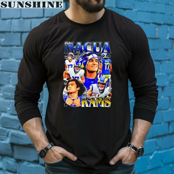 Puka Nacua Los Angeles Rams Signature Graphic Shirt 5 long sleeve shirt