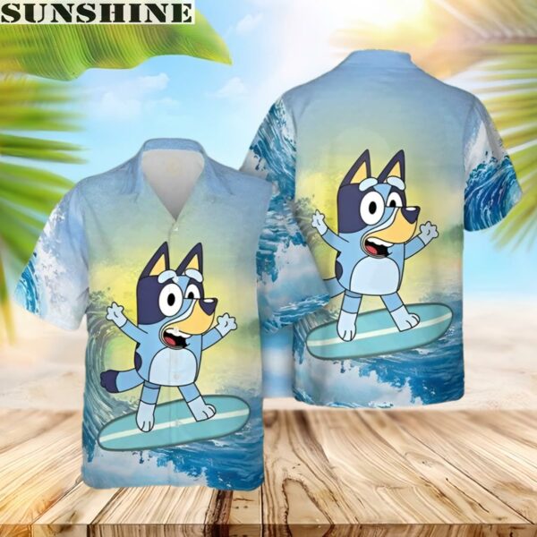 Ready With The Bluey Funny Hawaiian Shirt Vibrant Bluey Design