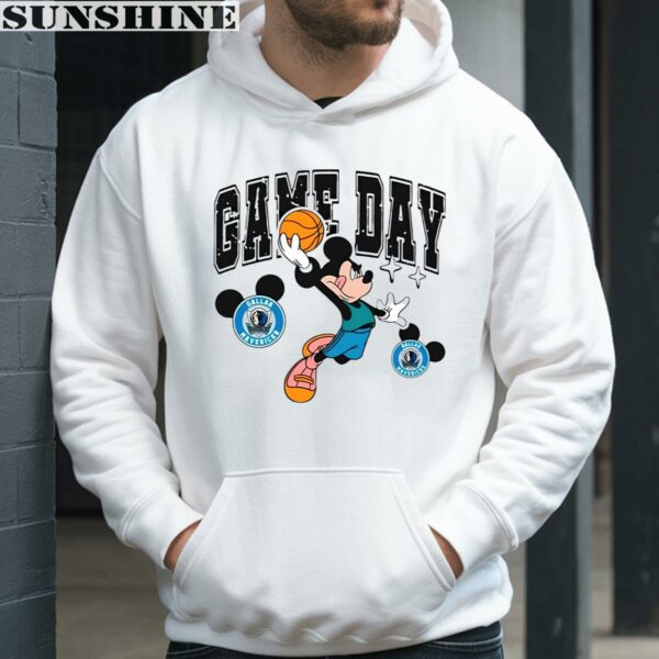 Retro Mickey Basketball Game Day Dallas Mavericks Shirt 3 hoodie