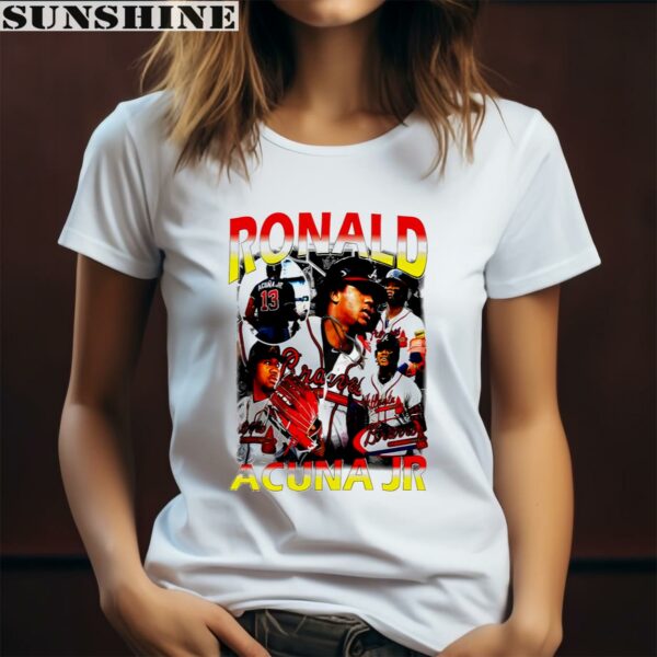 Ronald Acuna Jr Atlanta Braves Outfielder Graphic Shirt 2 women shirt