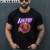 Skeleton King James Basketball NBA Los Angeles Lakers Shirt