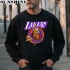 Skeleton King James Basketball NBA Los Angeles Lakers Shirt 4 sweatshirt