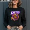 Skeleton King James Basketball NBA Los Angeles Lakers Shirt 5 long sleeve shirt