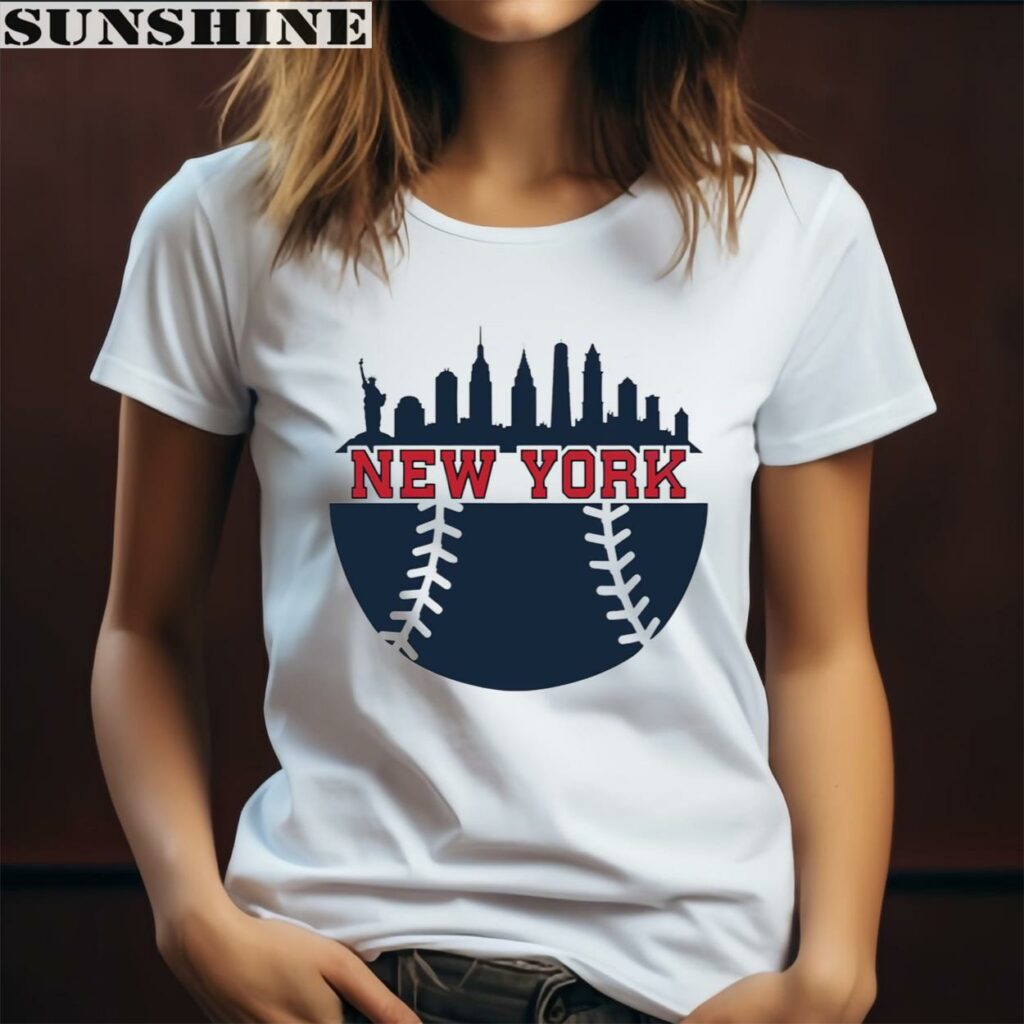 Skyline City New York Yankees Baseball Shirt 2 women shirt