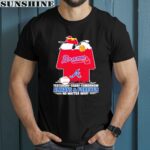 Snoopy Always And Forever No Matter What Atlanta Braves Shirt