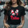 Snoopy And Charlie Brown Phillies Shirt 2 women shirt