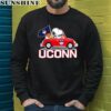 Snoopy And Woodstock Driving Car Uconn Huskies Shirt 3 sweatshirt