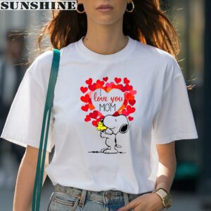 Snoopy And Woodstock I Love You Mom Shirt 1 women shirt