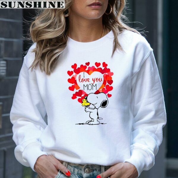 Snoopy And Woodstock I Love You Mom Shirt 4 sweatshirt