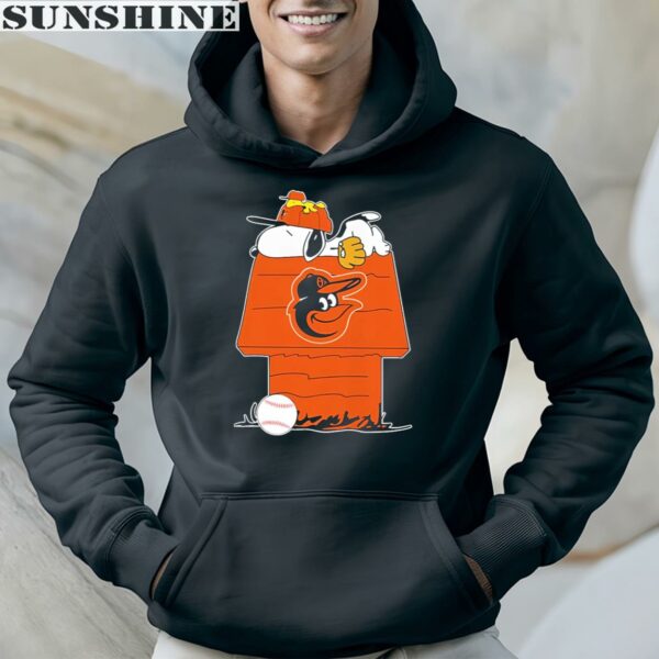 Snoopy And Woodstock Resting Together San Francisco Giants Shirt 4 hoodie