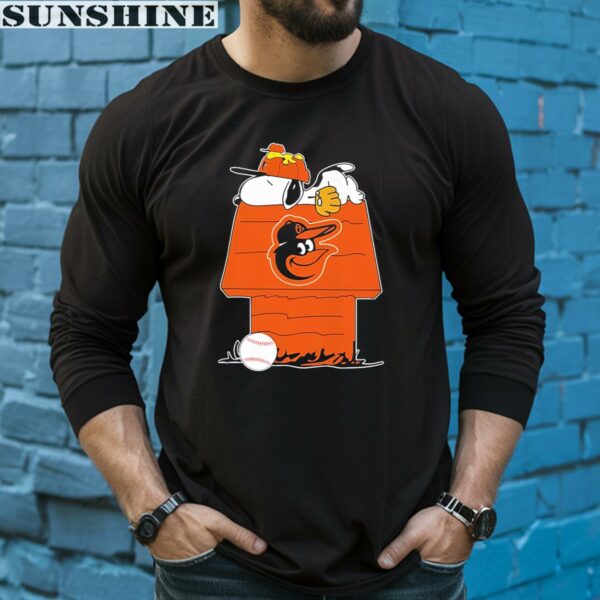 Snoopy And Woodstock Resting Together San Francisco Giants Shirt 5 long sleeve shirt