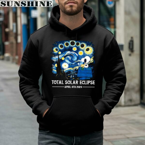 Snoopy And Woodstock Total Solar Eclipse Shirt 4 hoodie
