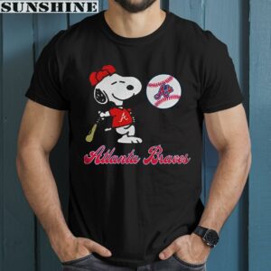 Snoopy Atlanta Braves Baseball World Series Shirt