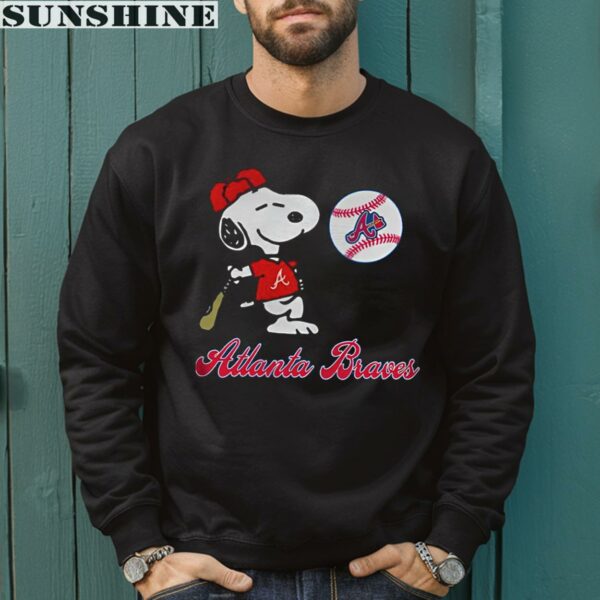 Snoopy Atlanta Braves Baseball World Series Shirt 3 sweatshirt