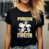 Snoopy Charlie Brown Forever Not Just When We Win Purdue Boilermakers Shirt 2 women shirt