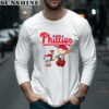 Snoopy Charlie Brown Philadelphia Phillies Baseball Shirt 5 long sleeve shirt