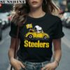Snoopy Driving Volkswagen Pittsburgh Steelers Shirt 2 women shirt