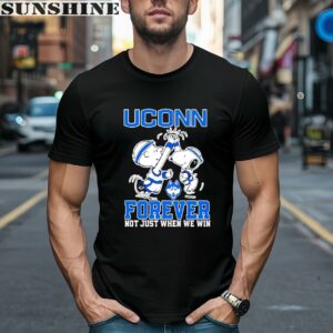 Snoopy Forever Not Just When We Win Uconn Shirt