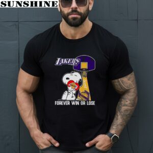 Snoopy Lakers Forever Win Or Lose Los Angeles Lakers Shirt 1 men shirt