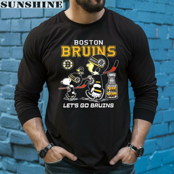 Snoopy Lets Go Bruins We Want The Cup Boston Bruins Shirt 5 long sleeve shirt