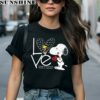 Snoopy Love Mom Always On My Mind Forever In My Heart Shirt 1 women shirt