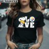 Snoopy Love Pittsburgh Steelers Shirt 2 women shirt