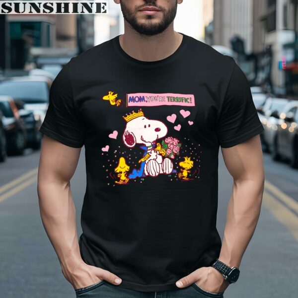Snoopy Mom Youre Terrific Shirt 2 men shirt