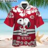 Snoopy Short Sleeve Button Up Tropical Cincinnati Reds Hawaiian Shirt 2 hawaiian shirt