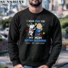 Snoopy Woodstock And Charlie Brown I Wear Blue For My Mom Autism Awareness Shirt 3 sweatshirt