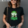 Snoopy and Charlie Brown High Five Boston Celtics Shirt