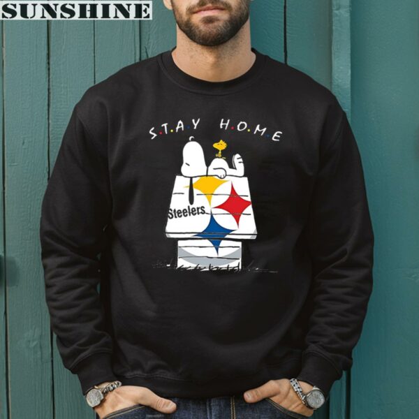 Stay Home Snoopy Pittsburgh Steelers Shirt 3 sweatshirt